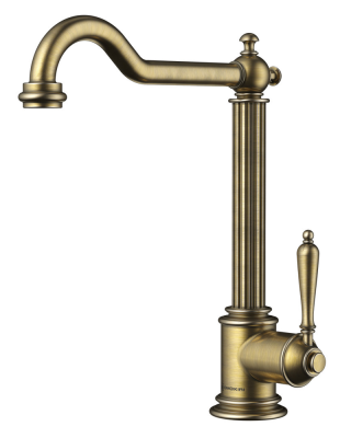 Детальное фото товара: Omoikiri Toshima-AB, смеситель, античная латунь