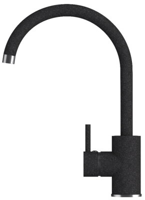 Детальное фото товара: Polygran Элара, смеситель, черный 16