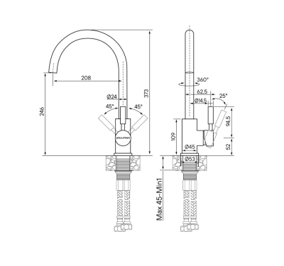 Схема встраивания