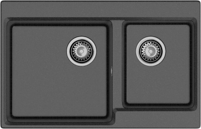 GranFest LEVEL GF-LV-780K, мойка, мрамор, черный