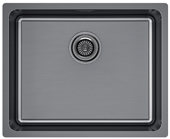 Фото товара: Paulmark YUNI 54 UNI, мойка, нержавеющая сталь, вороненая сталь