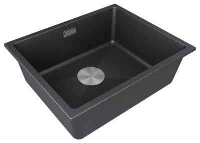 Детальное фото товара: Paulmark LUMI 55UNI, мойка, гранит, черный