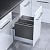 Фото товара: Hailo AS Triple 45 Комплект контейнеров 2x18л, рама, стационарная крышка, графит