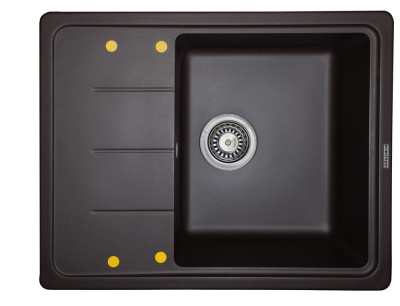 Ecoshtein RECHTECK 620, мойка, гранит, мокко