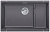 Фото товара: Blanco Subline 700-U Level, мойка, гранит, темная скала