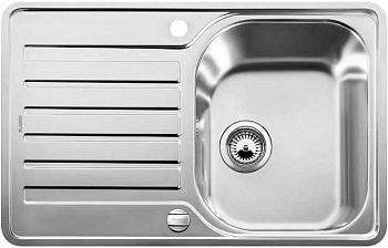 Фото товара: Blanco Lantos 45S-IF Compact, мойка,  нержавеющая сталь с клапаном-автоматом