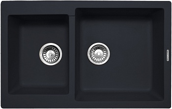 Фото товара: Zigmund & Shtain RECHTECK 400.275, мойка, черный базальт