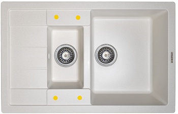 Фото товара: Ecoshtein RECHTECK 781.5, мойка, гранит, латте