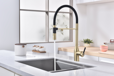 Детальное фото товара: Paulmark Magneto One, смеситель, светлое золото