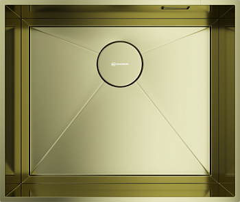 Фото товара: Omoikiri Kasen 53-INT LG, мойка, нержавеющая сталь/светлое золото