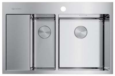 Omoikiri Akisame 78-2-IN-R, мойка, нержавеющая сталь, чаша справа