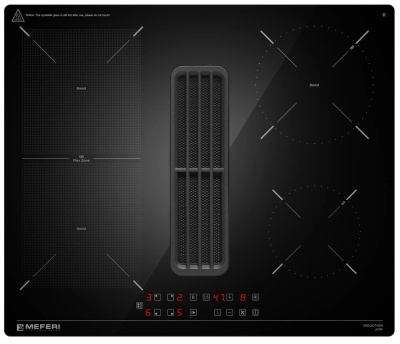 Детальное фото товара: MEFERI XSMART60BK ULTRA индукционная поверхность