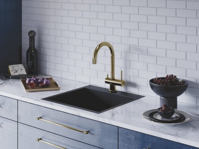 Детальное фото товара: Omoikiri Akisame 51-GB, мойка, нержавеющая сталь/графит