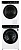 Фото товара: HIBERG стирка i-DDQ11-1014 W + сушка HDQ11-10 W + соед.эл