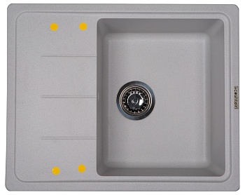 Фото товара: Ecoshtein RECHTECK 620, мойка, гранит, серый шелк