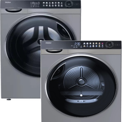 Детальное фото товара: Haier стирка HW100-BD14378S + сушка HD100-A2378S