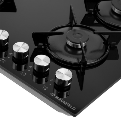 Maunfeld EGHG.64.13STS-EB Детальное фото товара: Maunfeld EGHG.64.13STS-EB газовая поверхность