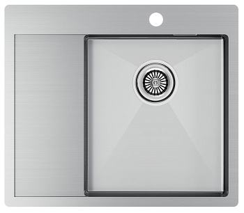Фото товара: Paulmark KRONER 59F, мойка, нержавеющая сталь брашированная, правая