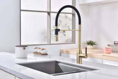 Paulmark Magneto One, смеситель, светлое золото Детальное фото товара: Paulmark Magneto One, смеситель, светлое золото