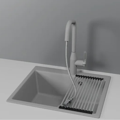 Детальное фото товара: GRANULA 8171 смеситель, гранит, алюминиум