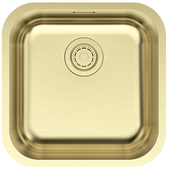 Фото товара: Paulmark VELLO 44 UNI, мойка, нержавеющая сталь, светлое золото