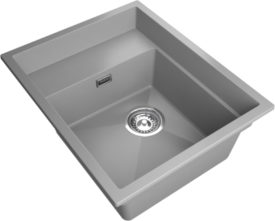 Детальное фото товара: Rivelato NOBILE 544-L grigio metallizz, мойка, гранит, серый металлик