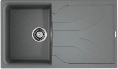 Детальное фото товара: Omoikiri Yasugata 86-GR, мойка, гранит, leningrad grey
