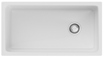 Omoikiri Tokara 88-U/I-WH Glossy Side, мойка, керамика, белый глянцевый