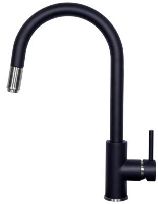 Детальное фото товара: Zigmund & Shtain ZS 1700, смеситель, черный базальт