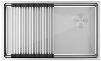 Фото товара: Paulmark NEXT-PRO 74 UNI, мойка, нержавеющая сталь брашированная