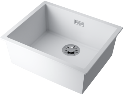 Детальное фото товара: Omoikiri Yamakawa 55-U/I-WH, мойка, керамика, белый