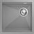 Фото товара: Rivelato LINO LN-454-R grigio metallizz мойка, гранит, серый металлик