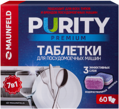 Maunfeld таблетки для посудомоечных машин MDT60PP