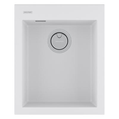 Paulmark DECORATION 41, мойка, гранит, белый