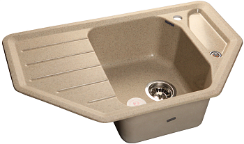 Фото товара: GranFest CORNER GF-C-800 E, мойка, мрамор, песок