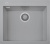 Детальное фото товара: Rivelato ZENO ZN-6051 grigio puro, мойка, гранит, серый