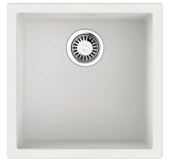 Фото товара: Omoikiri Yamakawa 45T-Integra-WH, мойка, гранит, белый