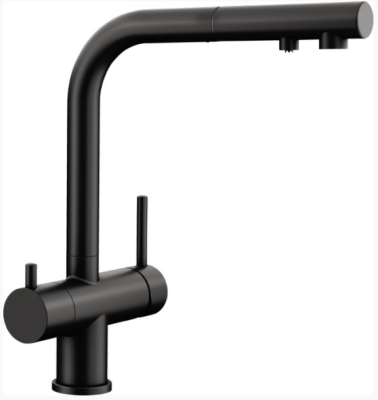 Детальное фото товара: Blanco Fontas-S II, смеситель, черный матовый