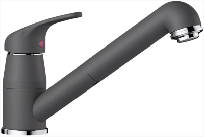 Детальное фото товара: Blanco Daras-S, смеситель, гранит, темная скала