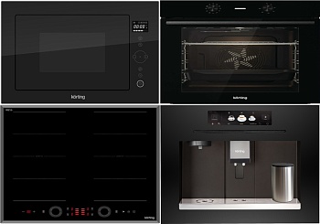 Фото товара: KORTING HIB 68700 B QUADRO + OKB 2820 EN + KMI 825 TGN + KCM 9830 BCG