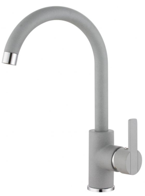 Детальное фото товара: ALVEUS GENESIS TONIA G81 CONCRETE, смеситель, гранит, серый