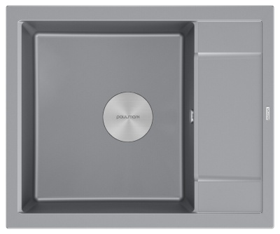 Paulmark FLUGEN 50-600, мойка, гранит, серый металлик