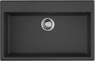 Детальное фото товара: Omoikiri Tedori 79-BL, мойка, гранит, черный