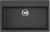 Детальное фото товара: Omoikiri Tedori 79-BL, мойка, гранит, черный