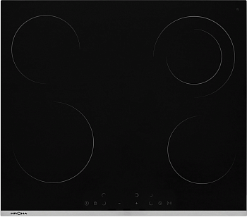 Фото товара: Krona CELLO 60 BL/S стеклокерамическая поверхность