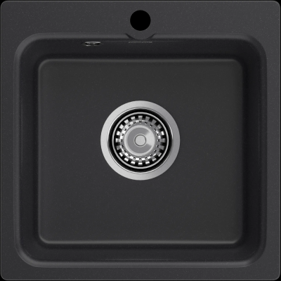Детальное фото товара: GranFest GF-SMART 430, мойка, мрамор, черный