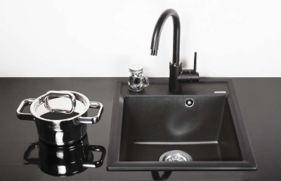Omoikiri Daisen 42-SA, мойка, гранит, бежевый Детальное фото товара: Omoikiri Daisen 42-SA, мойка, гранит, бежевый