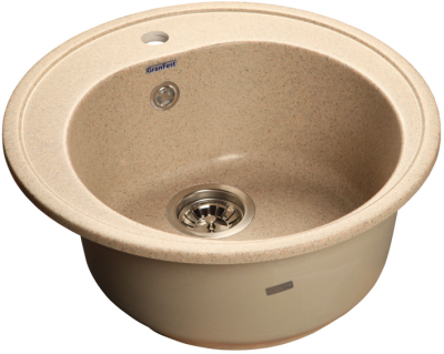 Детальное фото товара: GranFest RONDO GF-R-510, мойка, мрамор, песочный
