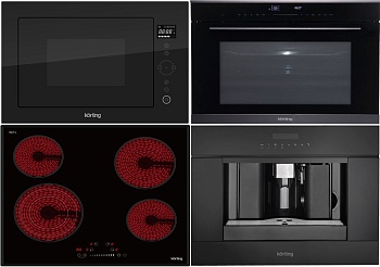 Фото товара: KORTING HK 63500 B + OKB 1340 GNBX MW + KMI 825 TGN + KCM 9200 BG