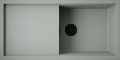 Omoikiri Sintesi 100-WG, мойка, керамика, wind green